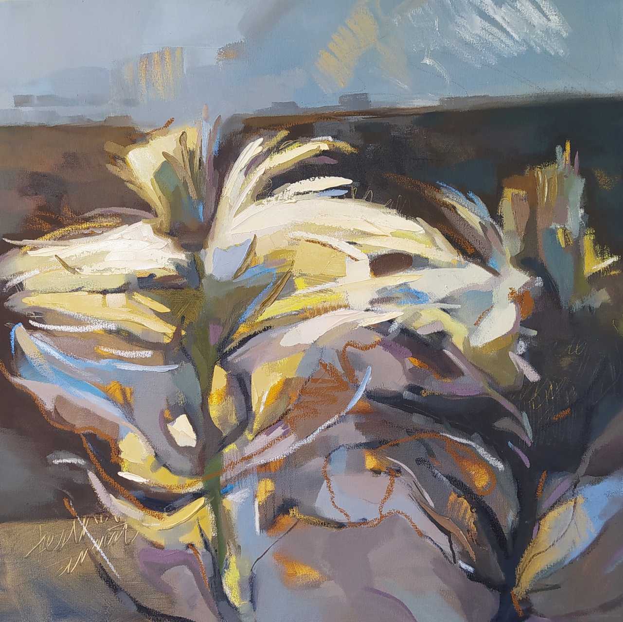 The sun is barefooting cartwheels over the grass (Barbara Kingsolver)